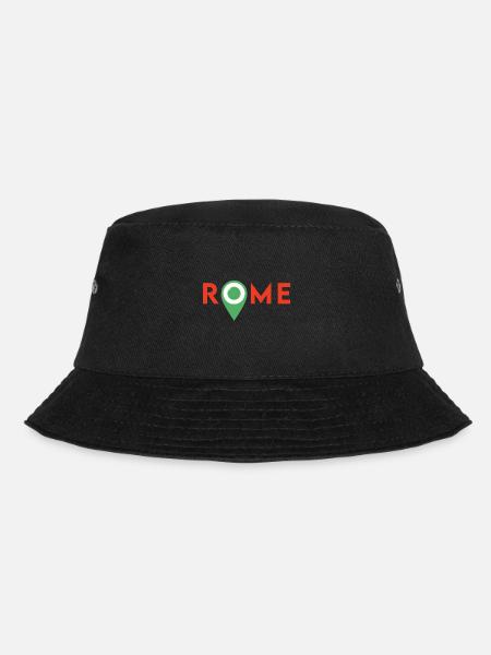 Rome - Bucket Hat - black