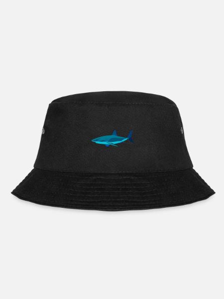 Meerestiere - Bucket Hat - Schwarz