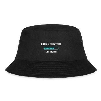 Raumausstatter Ausbildung 1 Lehrjahr 1. Berufsjahr - Bucket Hat - Schwarz - Vorne - Lela (165cm)