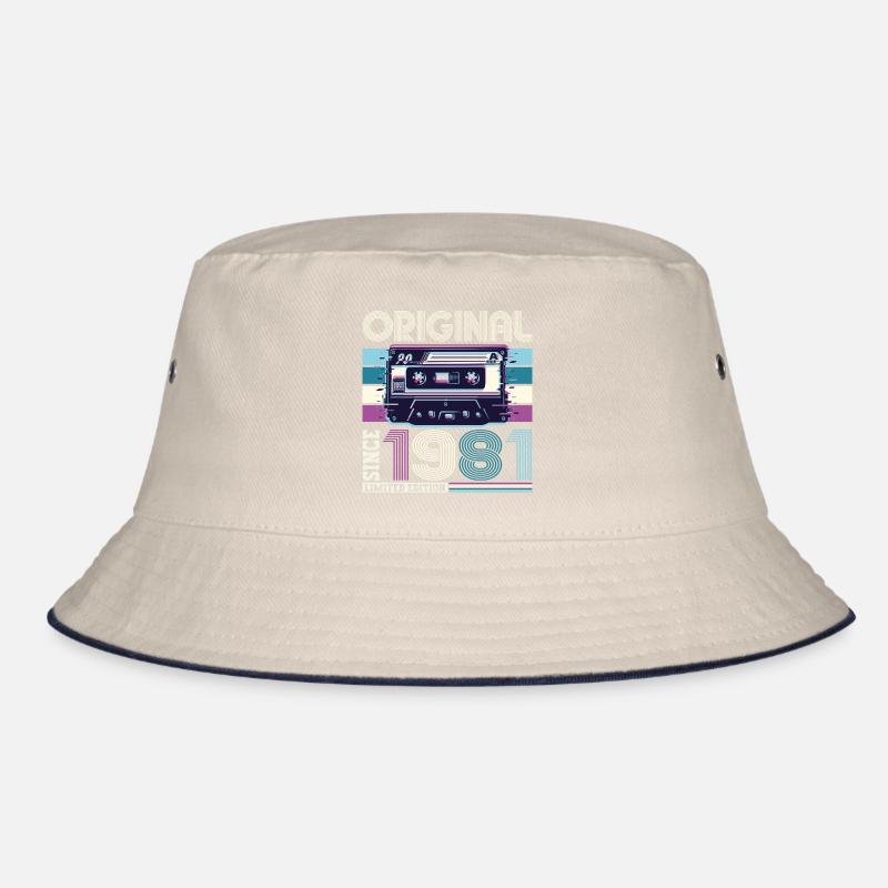 Original 1981 41st Birthday Gift Men Bucket Hat