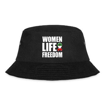 Women life freedom - Bucket Hat - black - Front - Lela (165cm)