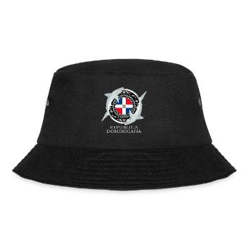 Karibischer Riffhai Dominikanische Republik - Bucket Hat - Schwarz - Vorne - Lela (165cm)