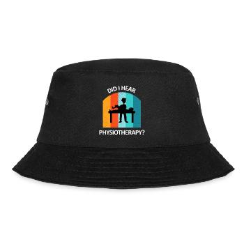 Physiotherapist Humorous Gift Saying Funny - Bucket Hat - black - Front - Lela (165cm)