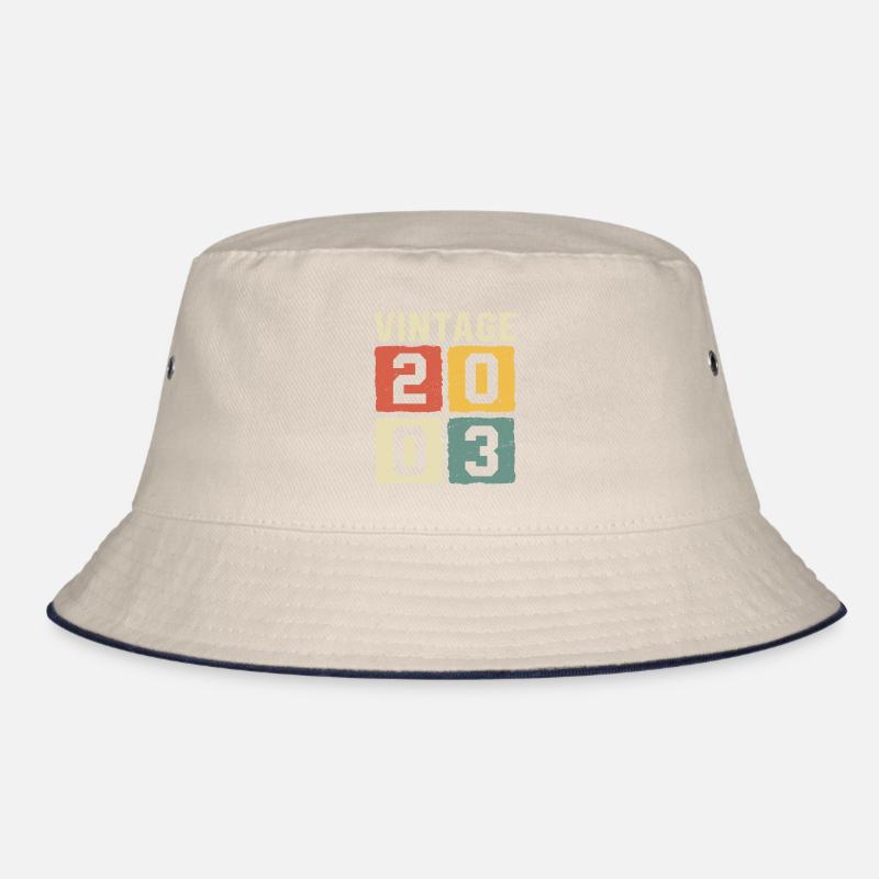 Vintage 2003 Born 2003 Bucket Hat