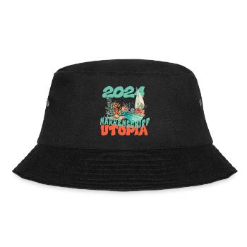 Ship of Fools Utopia in 2024 - Bucket Hat - black - Front - Lela (165cm)