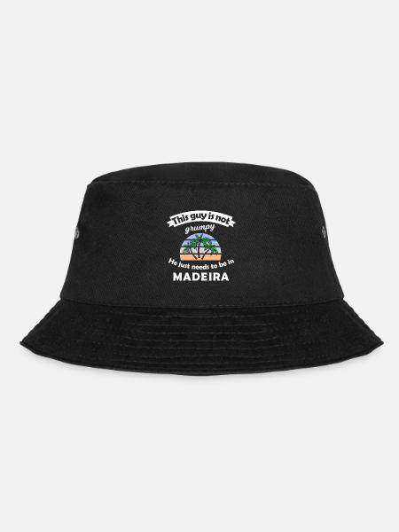 Urlaub in Madeira - Bucket Hat - Schwarz