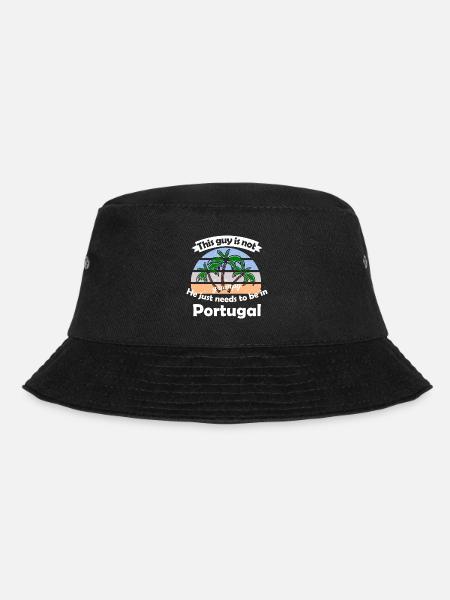 Der Portugal Urlaub - Bucket Hat - Schwarz