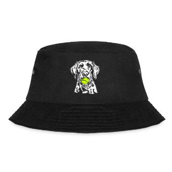 German Wirehaired Ball Ball Junkie Dogs Wilsigns - Bucket Hat - black - Front - Lela (165cm)