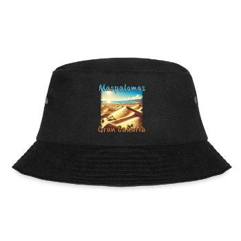 Maspalomas Dunes Beach Sunset Grunge - Bucket Hat - black - Front - Lela (165cm)
