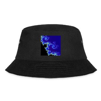 Fractal #205 - Bucket Hat - black - Front - Lela (165cm)