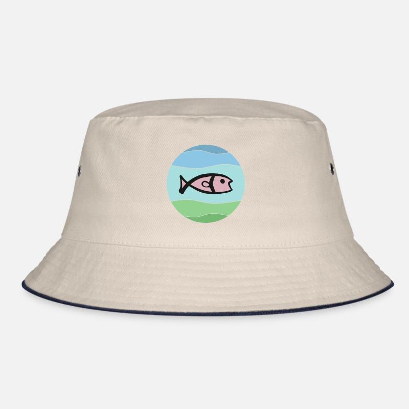 Fisch im Lebensraum Wasser Bucket Hat