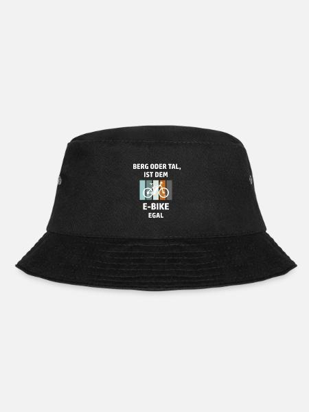 E-Bike Spruch - Bucket Hat - Schwarz