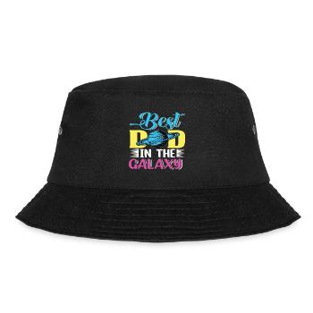Bester Vater in der Galaxie - Bucket Hat - Schwarz - Vorne - Lela (165cm)