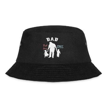 Vater und Sohn - Vater und Tochter schenken Vater - Bucket Hat - Schwarz - Vorne - Lela (165cm)