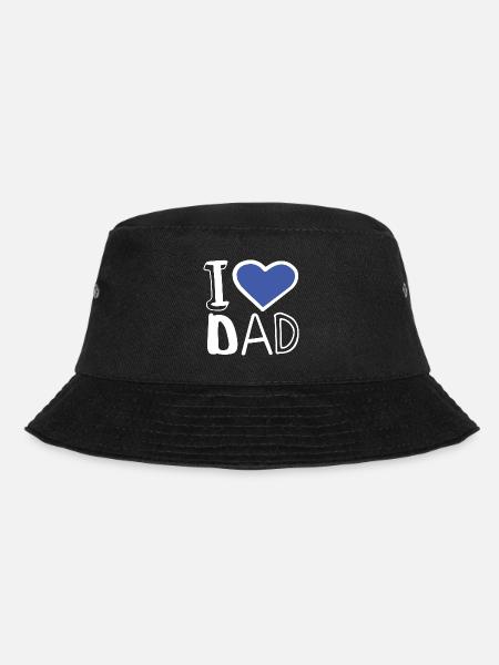 i love dad se - Bucket Hat - black