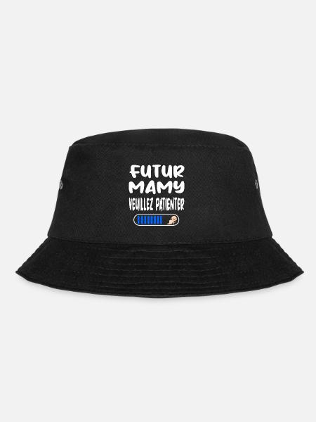 Futur mamy t-shirt grand-mère femme humour - Bob - noir