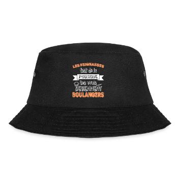 Feignasses boulanger boulangerie amateur de four - Bob - noir - Devant - Lela (165cm)