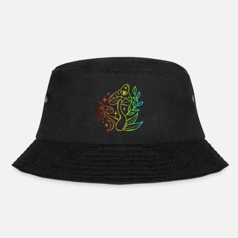 Fungi - Bucket Hat - black