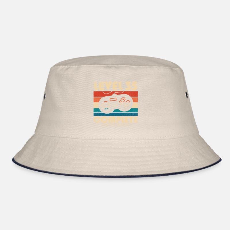 35 Birthday 35 Years Gift Level 35 Complete Bucket Hat