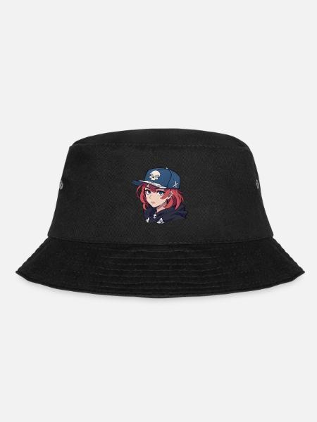 Skater Girl - Bucket Hat - black