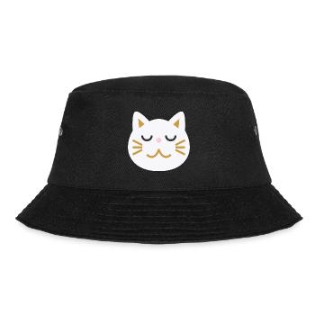 Visage de chat japonais L blanc - Bob - noir - Devant - Lela (165cm)
