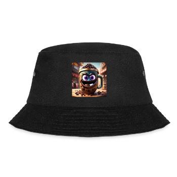 Crazy Coffee! - Bucket Hat - black - Front - Lela (165cm)