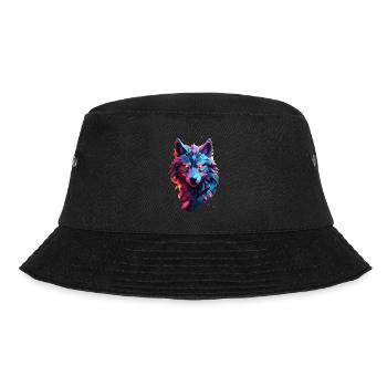 Wolf - Bucket Hat - black - Front - Lela (165cm)
