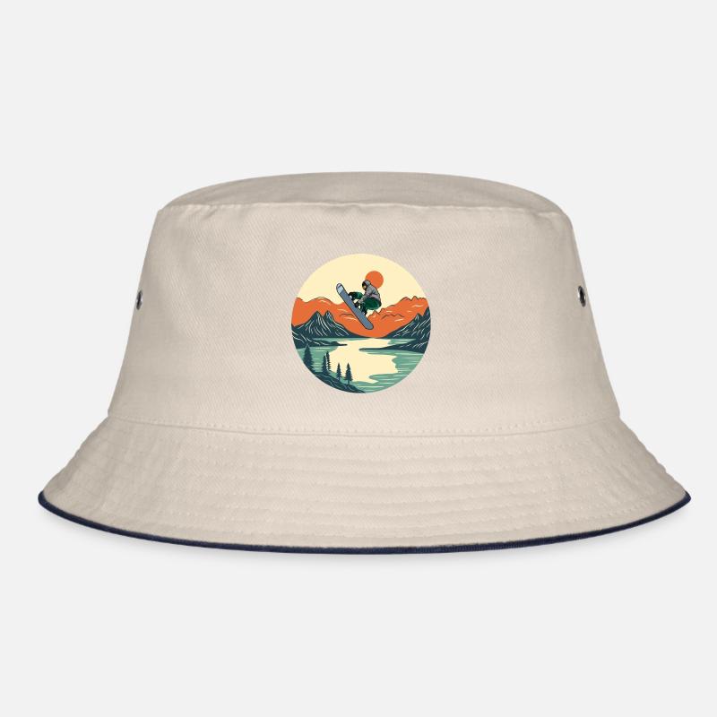 Snowboarden Bucket Hat