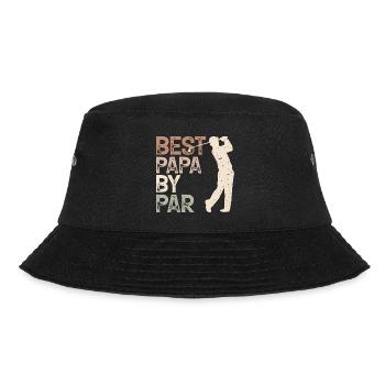 Best Dad By Par Golfing Golf Lover Father's Day - Bob - noir - Devant - Lela (165cm)