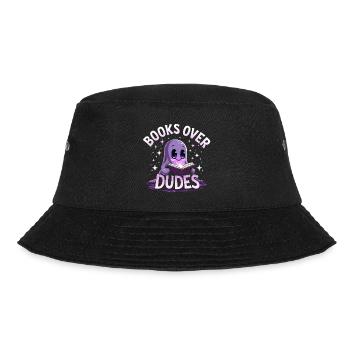 Ghost Woman Loves Reading Halloween - Bucket Hat - black - Front - Lela (165cm)