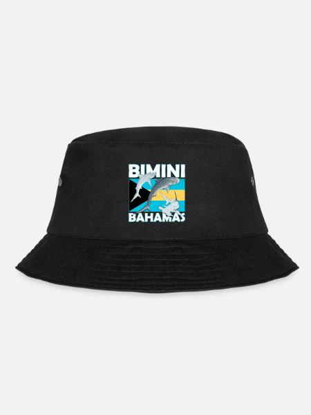 Bimini Bahamas Flagge - Bucket Hat - Schwarz