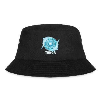 Tonga Bullenhai - Bucket Hat - Schwarz - Vorne - Lela (165cm)
