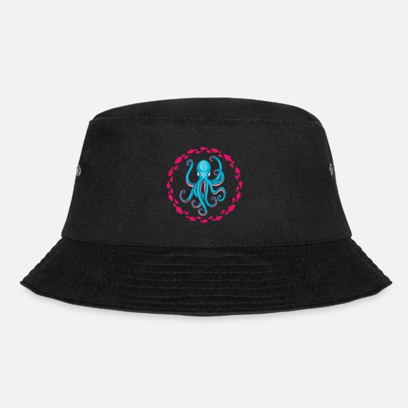 Poulpe bleu - Bob - noir