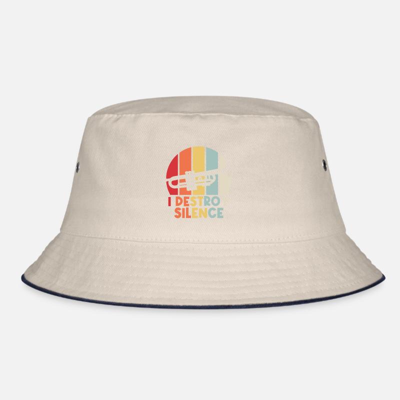 I destroy silence Bucket Hat