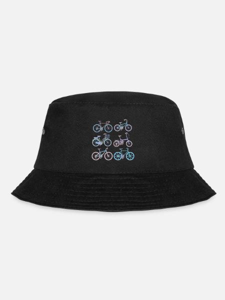 Fahrrad - Bucket Hat - Schwarz