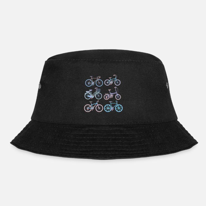 Fahrrad - Bucket Hat - Schwarz