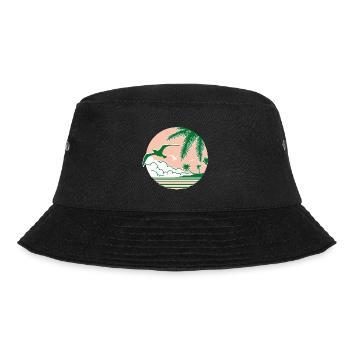 Sommer - Bucket Hat - Schwarz - Vorne - Lela (165cm)