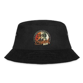 May 1993 Vintage Born In May 1993 Birthday - Bucket Hat - black - Front - Lela (165cm)