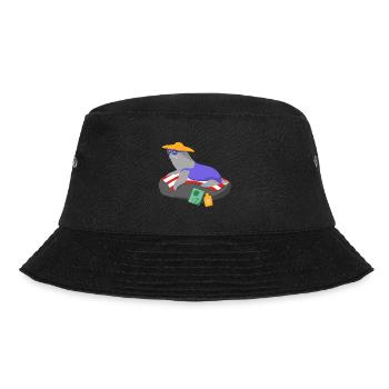 Sommer - Bucket Hat - Schwarz - Vorne - Lela (165cm)