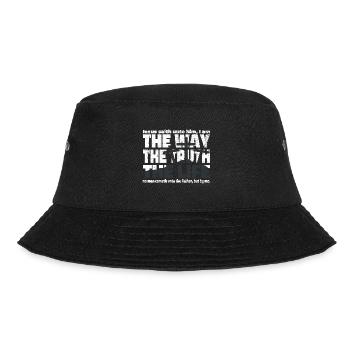 Jesus Christ the Way the Truth and the Life - Bucket Hat - black - Front - Lela (165cm)