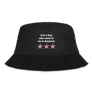 At home in the USA - Bucket Hat - black - Front - Lela (165cm)