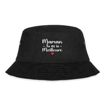 Mom, you're the best - Bucket Hat - black - Front - Lela (165cm)