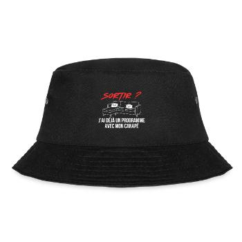 Ich habe bereits ein Programm mit meinem Sofa - Bucket Hat - Schwarz - Vorne - Lela (165cm)