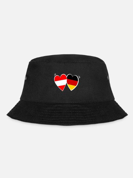 Austrian German Love - Bucket Hat - black