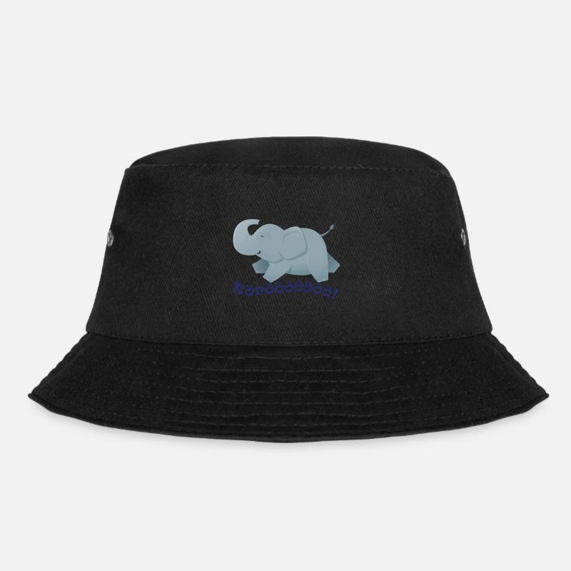 Wildtiere - Bucket Hat - Schwarz