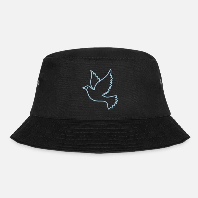 Taube - Bucket Hat - Schwarz