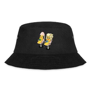 corn at hairdresser - Bucket Hat - black - Front - Lela (165cm)