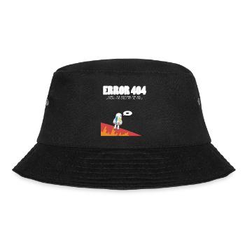 404 Astronaut - Bucket Hat - Schwarz - Vorne - Lela (165cm)