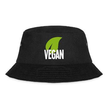 Vegan Shirt - Bucket Hat - black - Front - Lela (165cm)