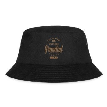 Awesome Grandad - Bucket Hat - black - Front - Lela (165cm)